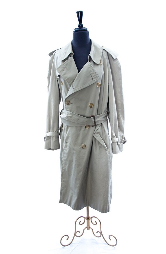 Vintage 1970's Burberrys Men's Trench Coat Made In