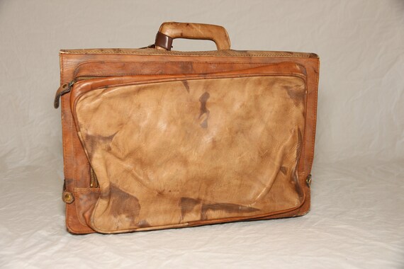 Genuine Leather Briefcase Attaché Cover & Clutch … - image 4