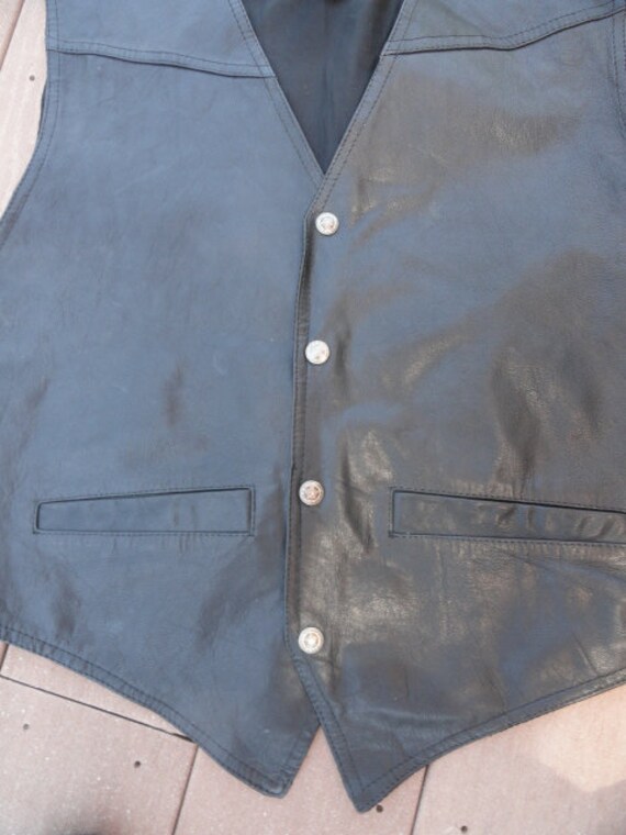 Men’s Vest Exclusive PARAGRAFF CLOTHING CO. Black… - image 4