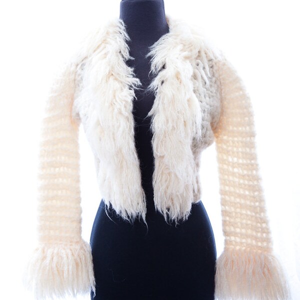 Fringe Lapel Collar Long Sleeve Coat main image 1