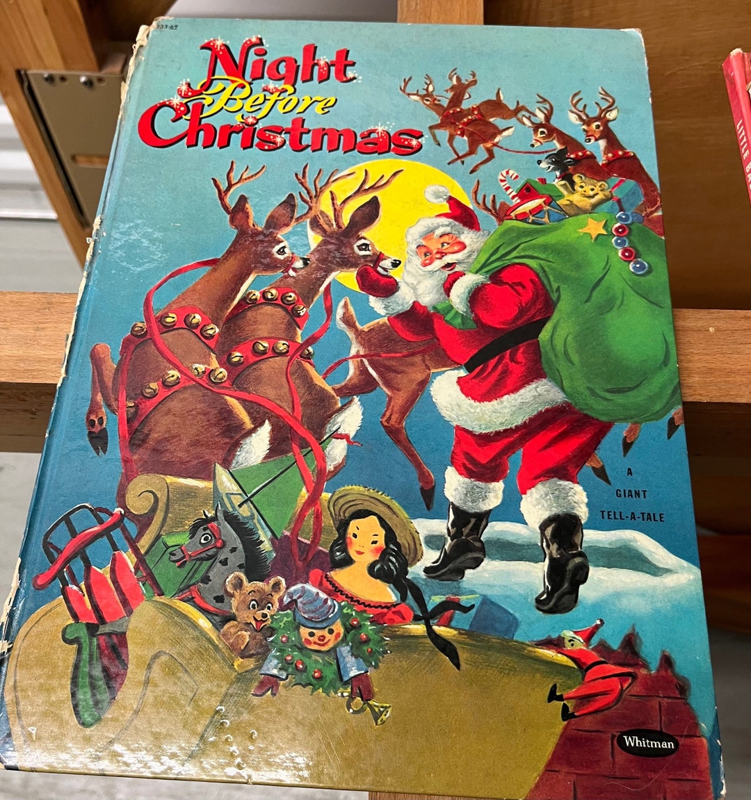 Vintage Night Before Christmas Booknull