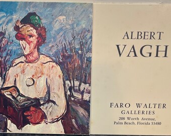 Vintage Albert Vagh Weinmann 1931-1983 (French) Pamphlet Faro Walter Galleries Palm Beach Florida Art Bio & Art Work