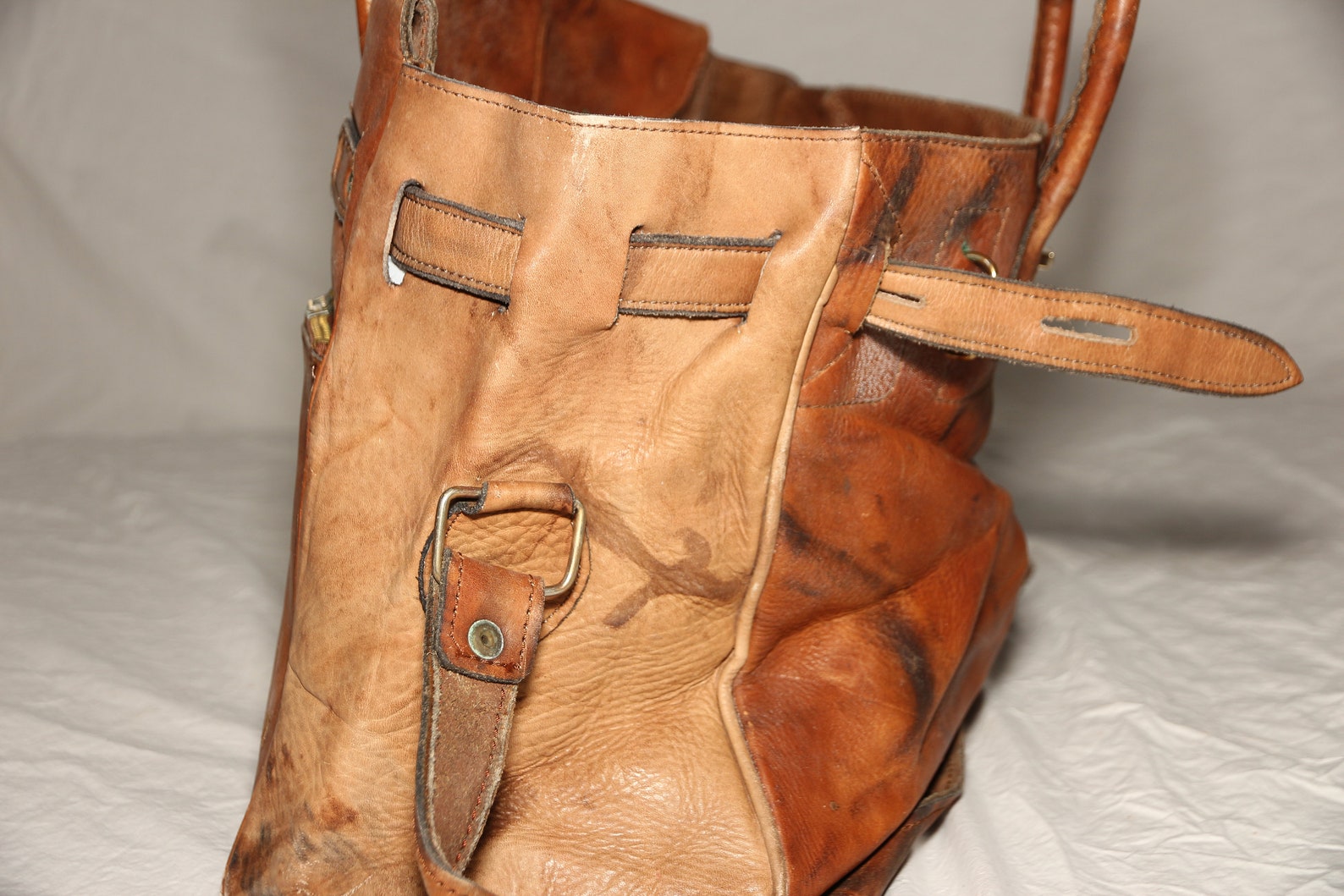 Birkin Genuine Leather Carry On Bag Luggage Handmade In Etsy