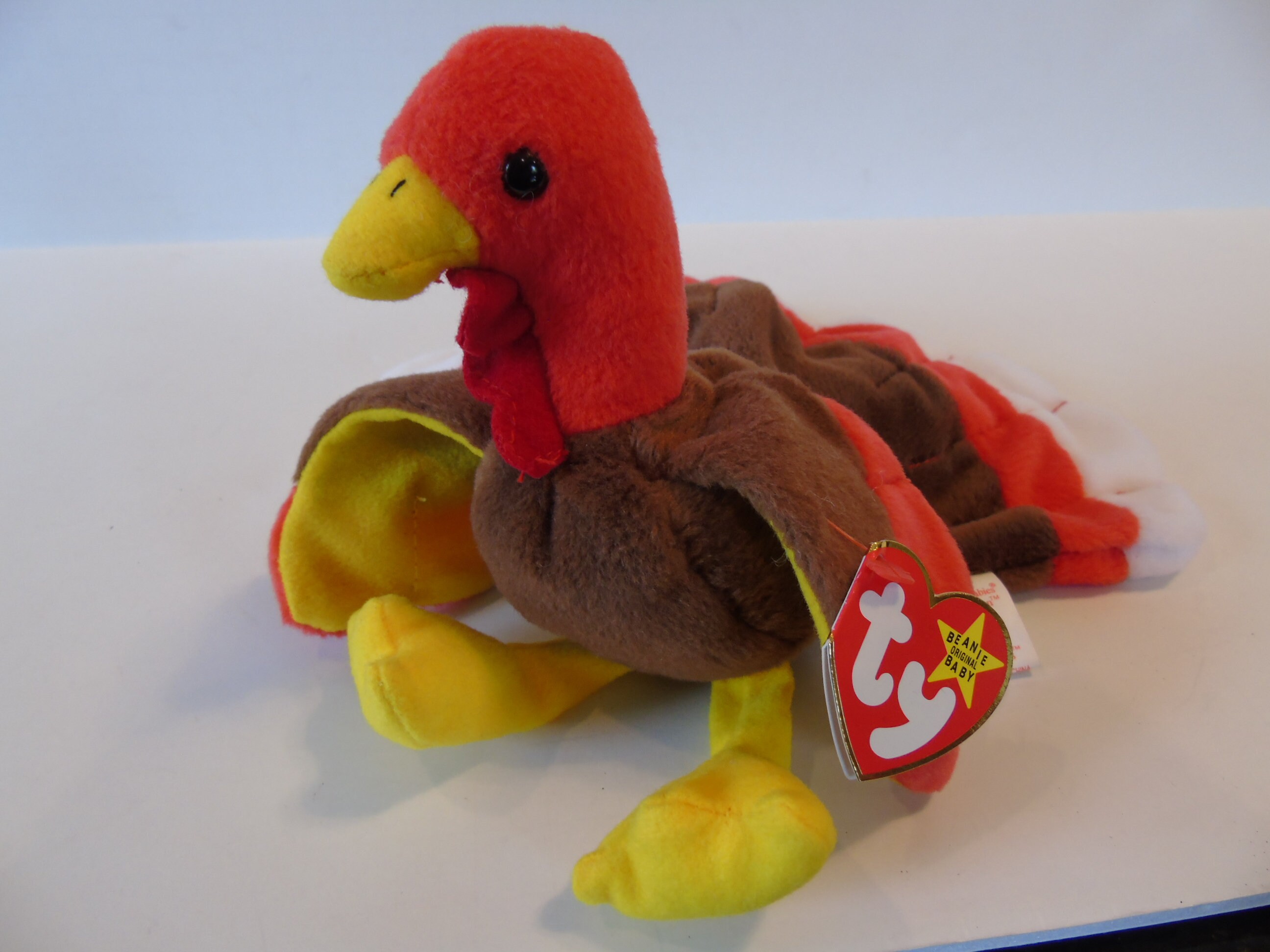 Ty Beanie Baby Gobbles the Turkey New With Tag Thanksgiving Etsy