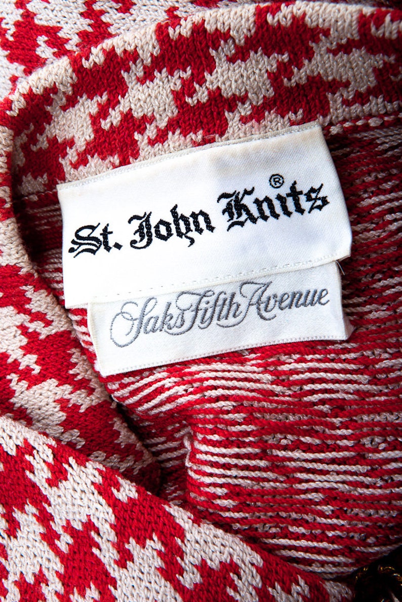 Vintage Saks Fifth Avenue St John Knit 1970s Original SJ Etsy