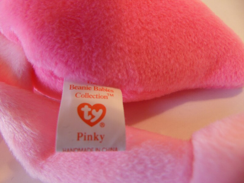 Ty Beanie Babies Pinky the Flamingo Birth Date 2-13-95 Style - Etsy
