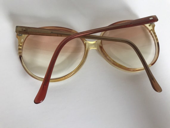 Vtg 1960’s Round Eyeglasses Design End Pieces Mod… - image 3