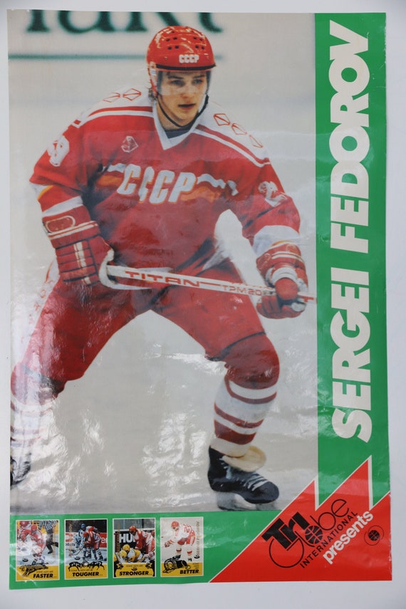 SERGEI FEDOROV Detroit Red Wings 1992 CCM Vintage Throwback NHL