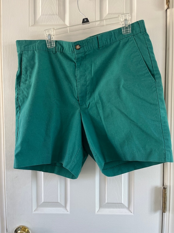 Vtg 1980's Haggar Clothing Co. Men's Green Golf Sh