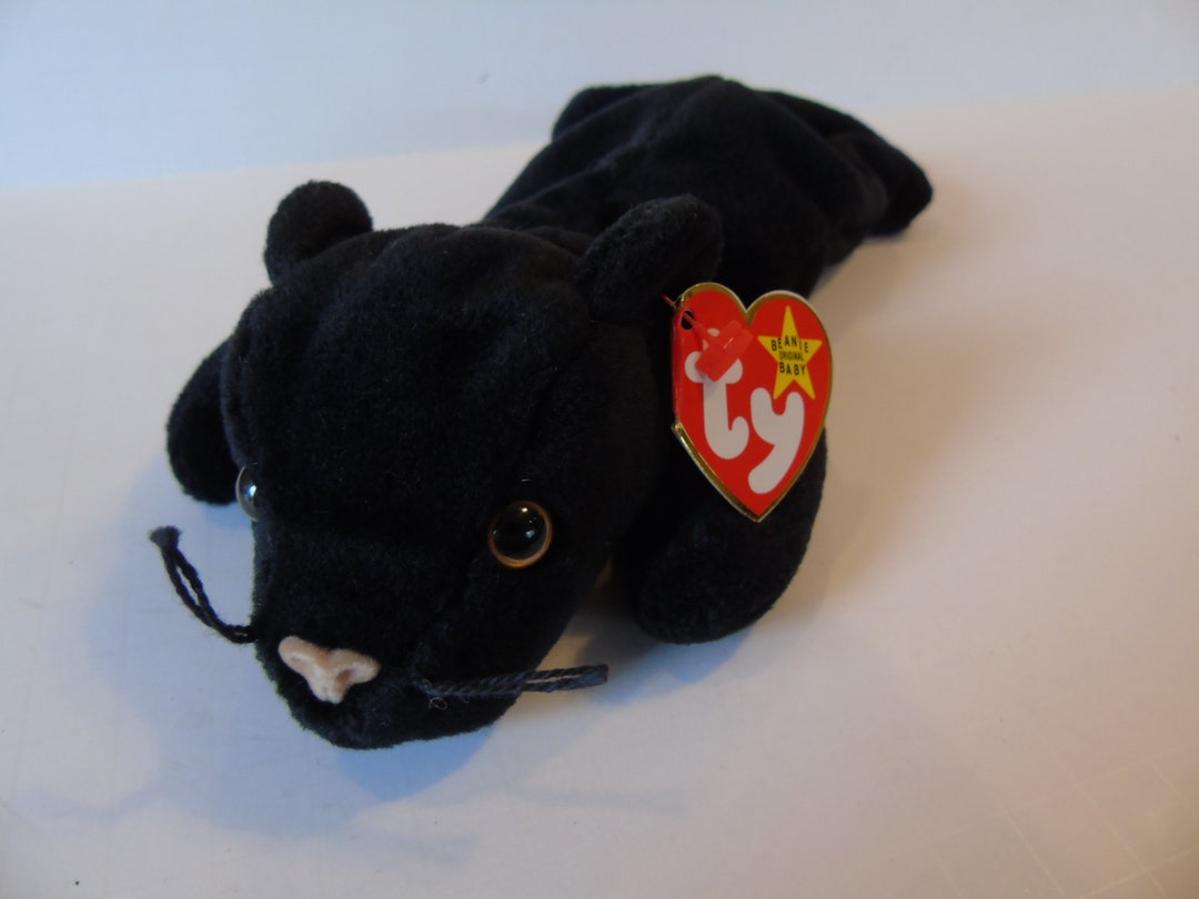 Ty Beanie Babies Velvet the Panther New With Tag Birth Date Etsy