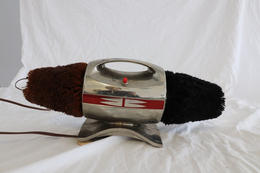 Vtg Beck Shoe Polisher 577 Diplomat Automatic Electric Push Button