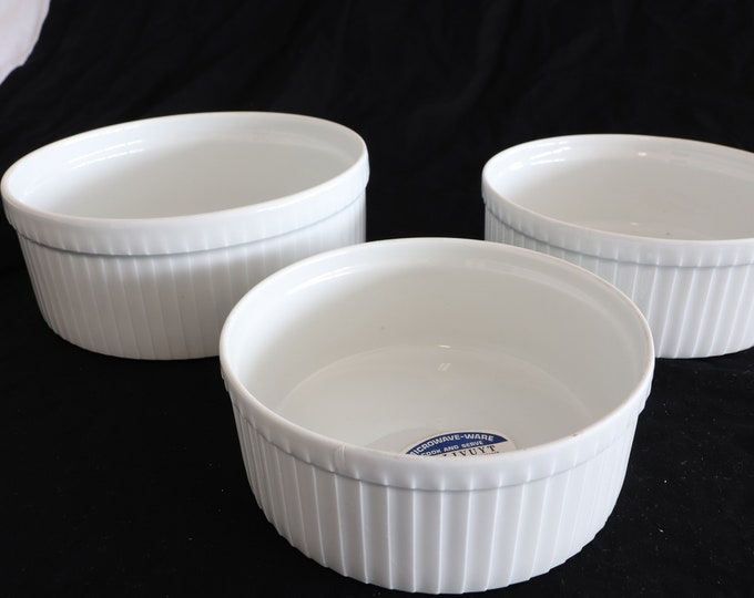 Vintage Pillivuyt Ramekins Set of Two Made in France Classic Etsy