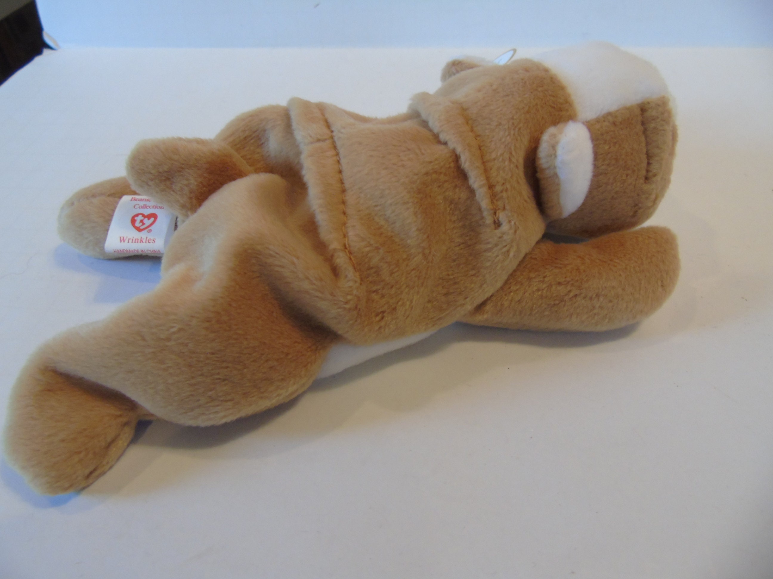 Ty Beanie Babies Wrinkles the Dog Birth Date 5196 Style 4103 Etsy