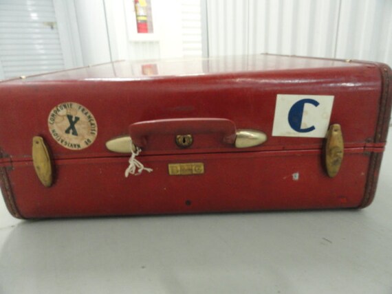Vintage Luggage SHWAYDER BROS. INC Denver Detroit… - image 3