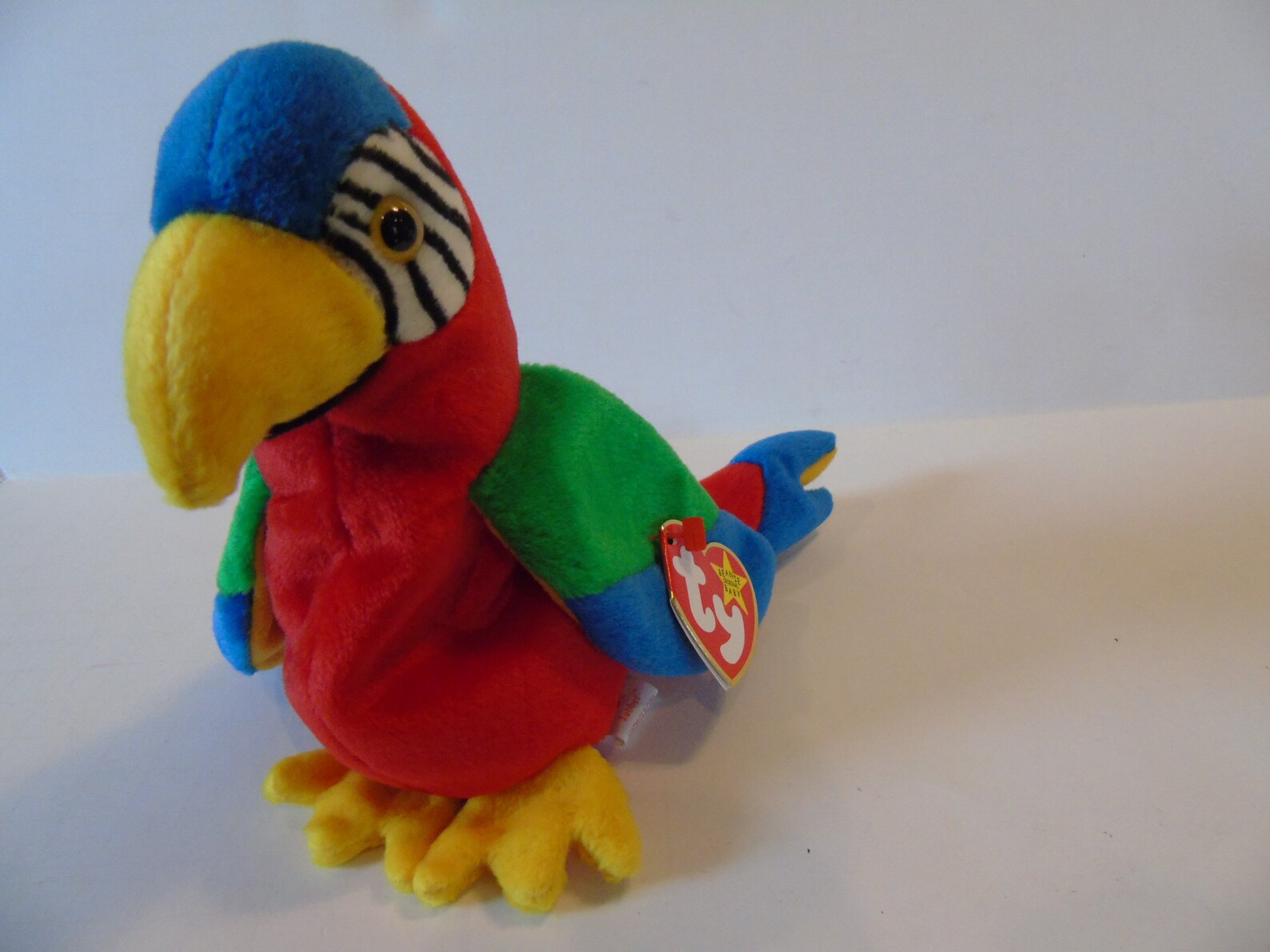Ty Beanie Babies Jabber the Parrot Birth Date October 10 1997 Etsy