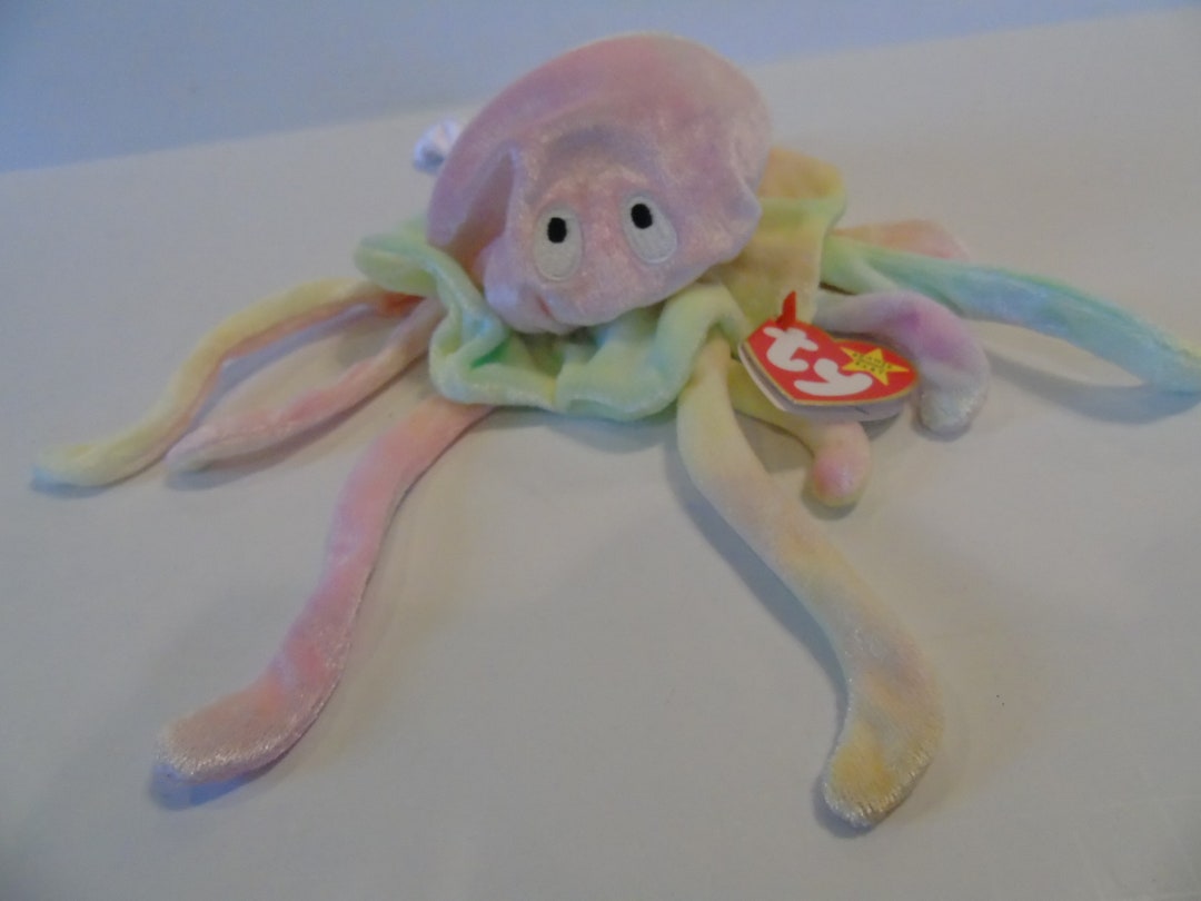 Ty Beanie Babies Goochy the Jellyfish Birth Date November 18 Etsy