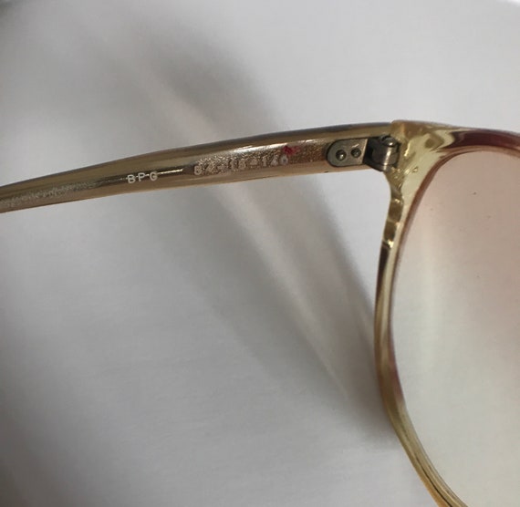 Vtg 1960’s Round Eyeglasses Design End Pieces Mod… - image 9