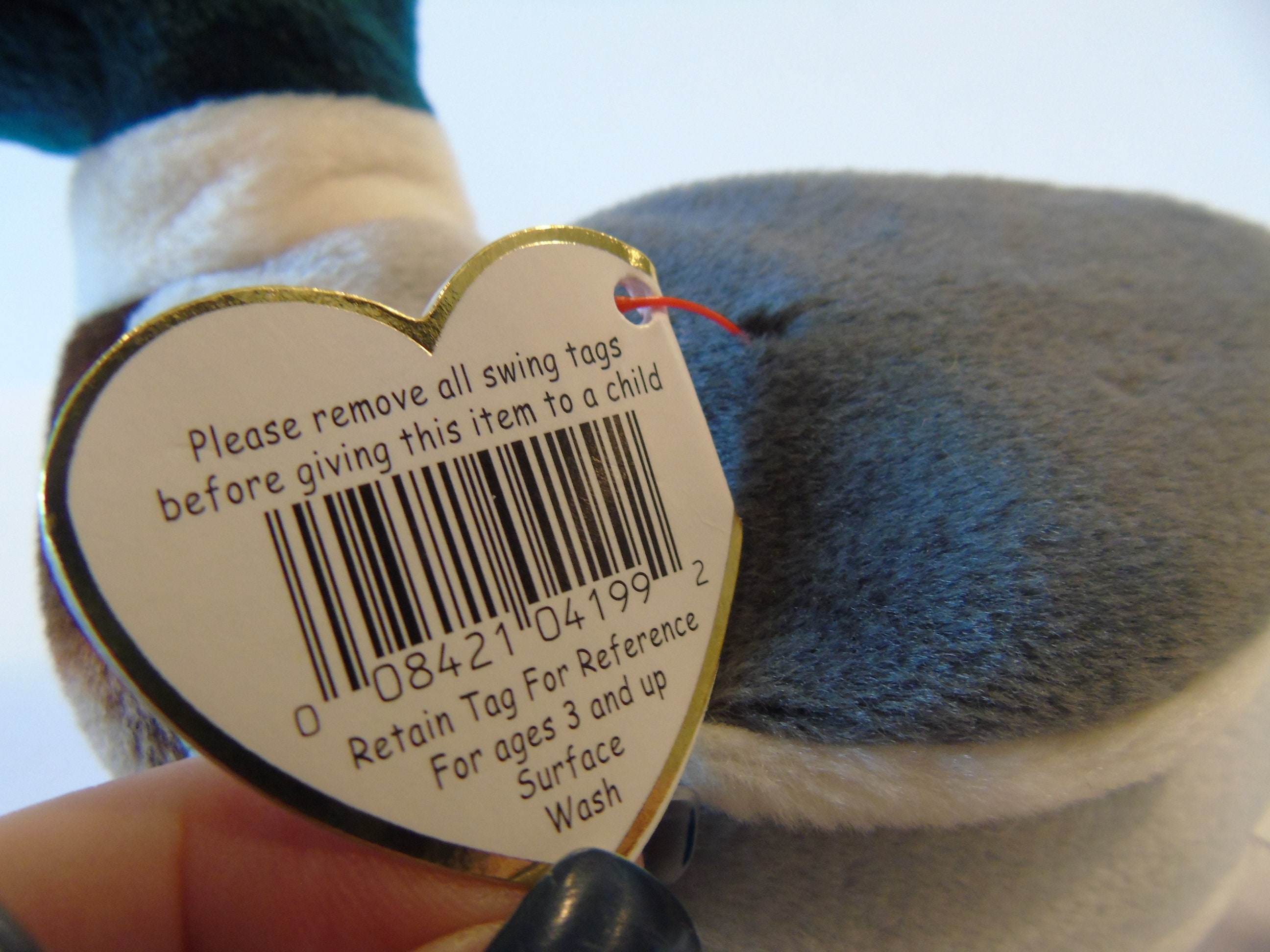 Ty Beanie Babies Jake the Duck Birth Date April 16 1997 No Etsy