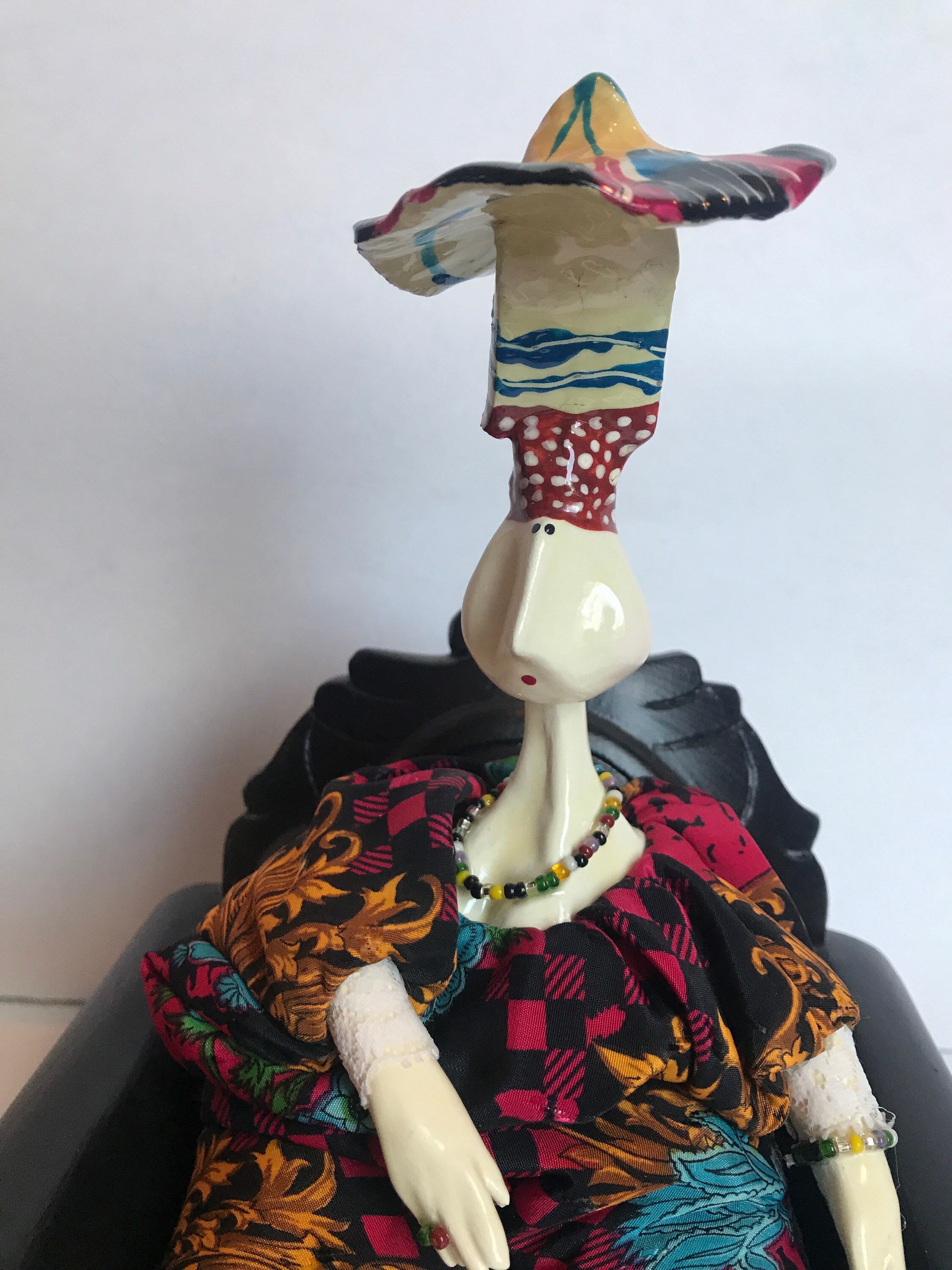 Vtg 1980's Poupee Millet Doll Signed Pablo Ceramic Etsy