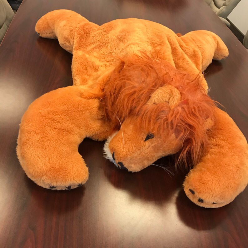 Vintage Lion pillow Pets Dardenelle Div. R. Dakin Etsy