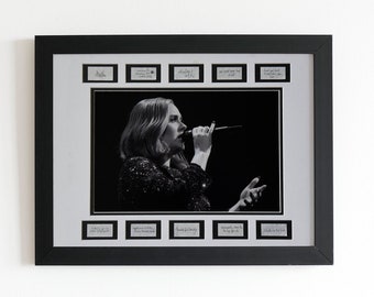 Adele 16x20 Signed Concert Confetti Framed Display | Adele Live 2016 | 25 | Music Photo Print Wall Decor