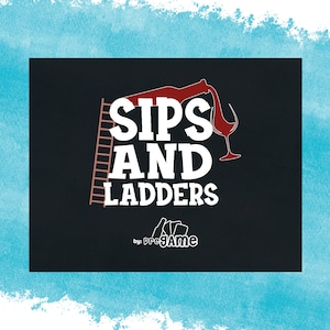 SIPS AND LADDERS | Board Game, Adult Classic Drinking Game, Party Game, Drinking game (digital download)