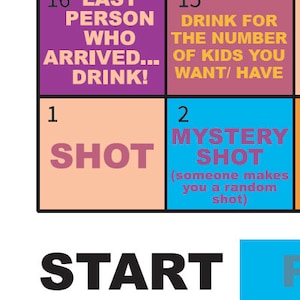 SIPS AND LADDERS Board Game, Adult Classic Drinking Game, Party Game image 3