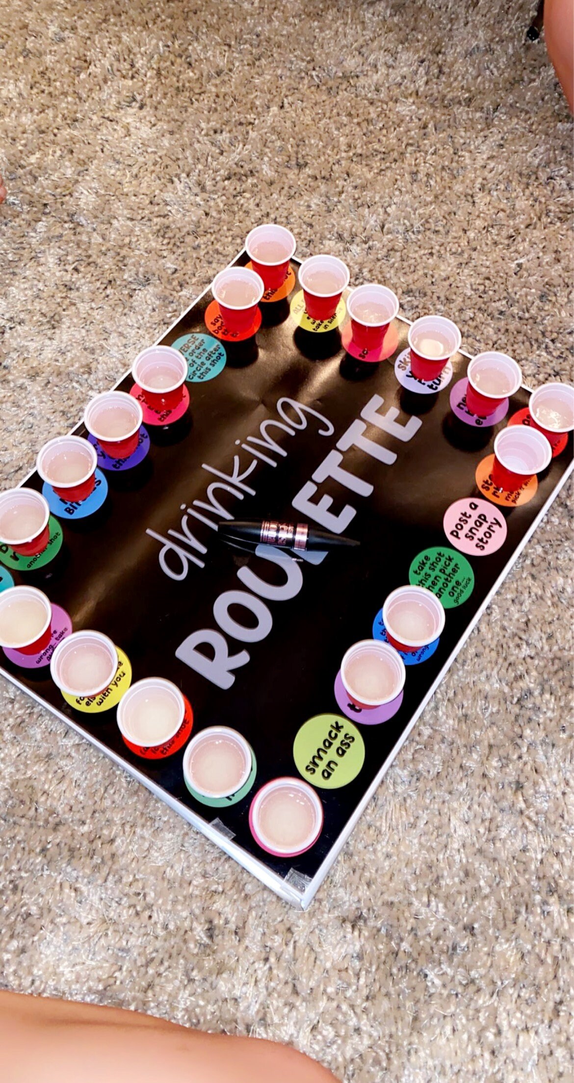 Drinking Roulette with Challenges Etsy UK