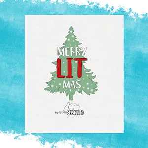 MERRY LITmas | A Christmas Drinking Board Game, Christmas Game, Christmas Party Game, Family Fun