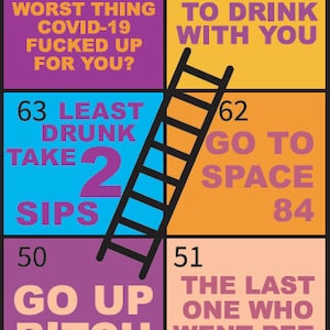SIPS AND LADDERS Board Game, Adult Classic Drinking Game, Party Game image 4