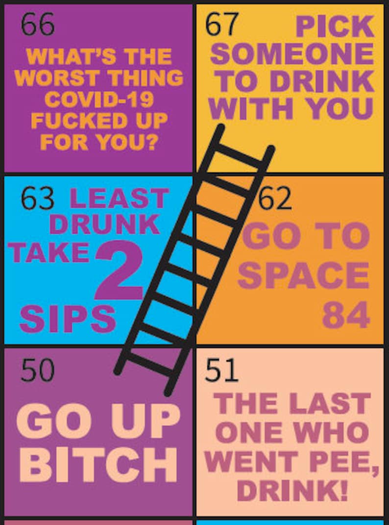 SIPS AND LADDERS | Board Game, Adult Classic Drinking Game, Party Game ...