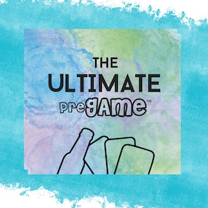 THE ULTIMATE PREGAME | Challenges, Drinking Game, Party Game, Printable, Card Games