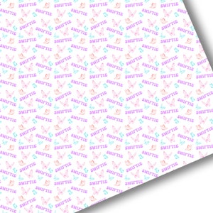 Faux Leather-Printed Faux Leather Sheet-Vegan Faux Leather-Taylor Swift Fabric Faux Leather-Premium Faux Leather Sheets-Swiftie Fabric