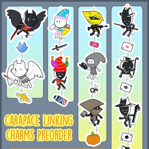 Homestuck - Linking charms carapaces PREORDER