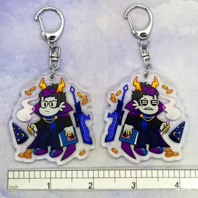 Highbloods 2 inch double sided charms Homestuck