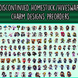 NUR VORBESTELLUNG - Homestuck - Abgesetzter 2-Zoll-doppelseitiger Charms