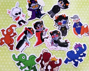 LAST CHANCE - Homestuck - Misc 2 inch waterproof vinyl stickers