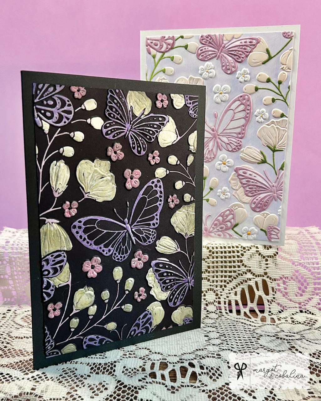 Embossed Butterfly Greeting Card - Etsy