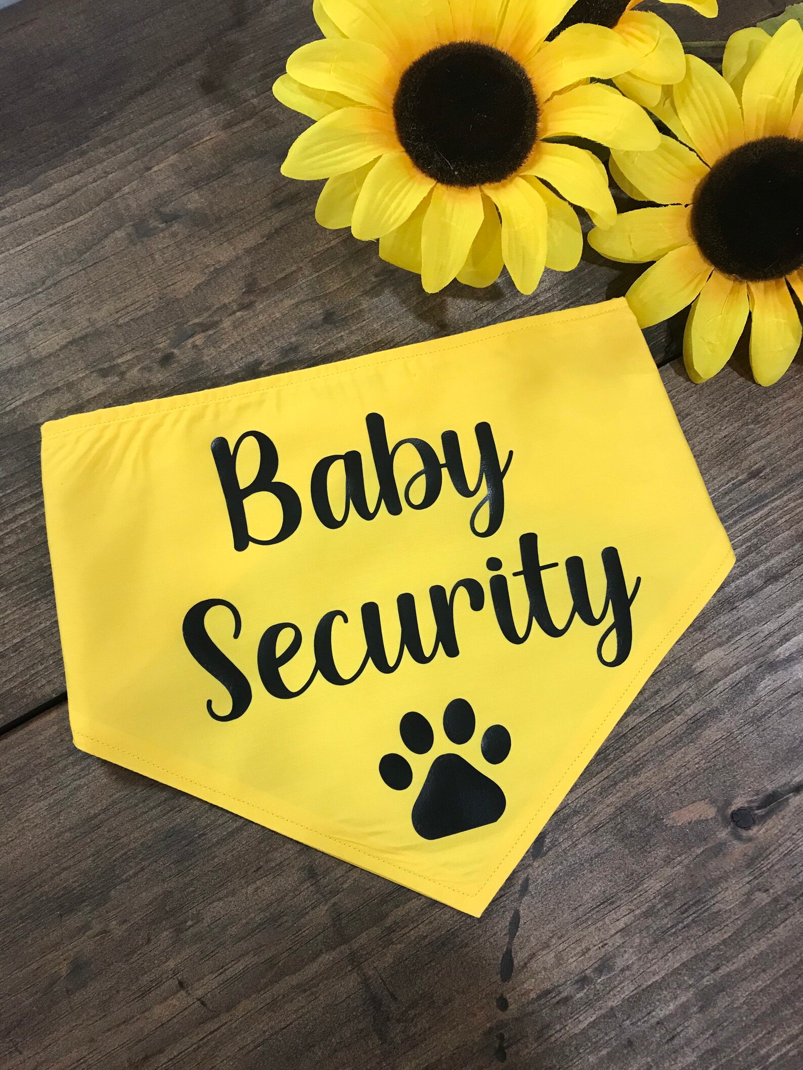 Baby Security / Dog Bandana / Pregnancy Announcement Etsy Canada