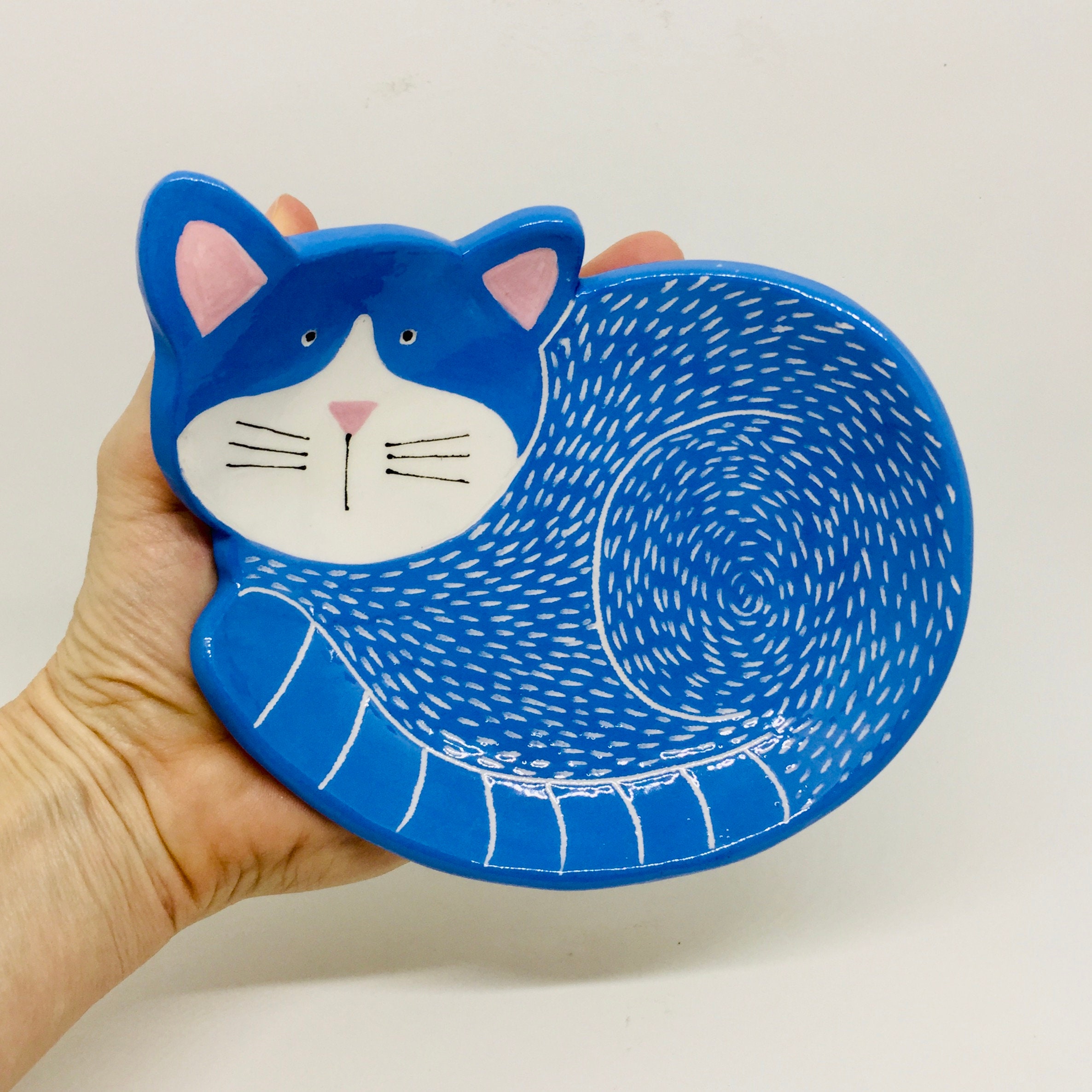 Handmade Ceramic Cat Shaped Bowl Ceramics and Pottery Hand Etsy