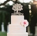 Mr & Mrs Wedding Cake Topper Tree Wedding Last Name Cake Topper  Rustic Tree  Cake Topper  Personalized  Wood Cake Topper 