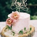 Wedding Cake Topper Initials Cake Topper Personalized Wedding Cake Topper Wood Cake Topper Monogram Cake topper Custom Cake topper