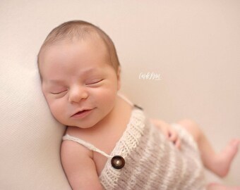 Knitted Romper, newborn romper, newborn photo prop, baby romper, striped baby romper, Photography prop, Baby prop, girl romper, boy romper