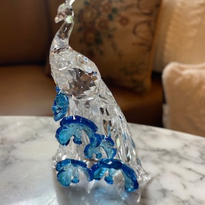 Swarovski Crystal Society White Peacock in Original Box - Etsy