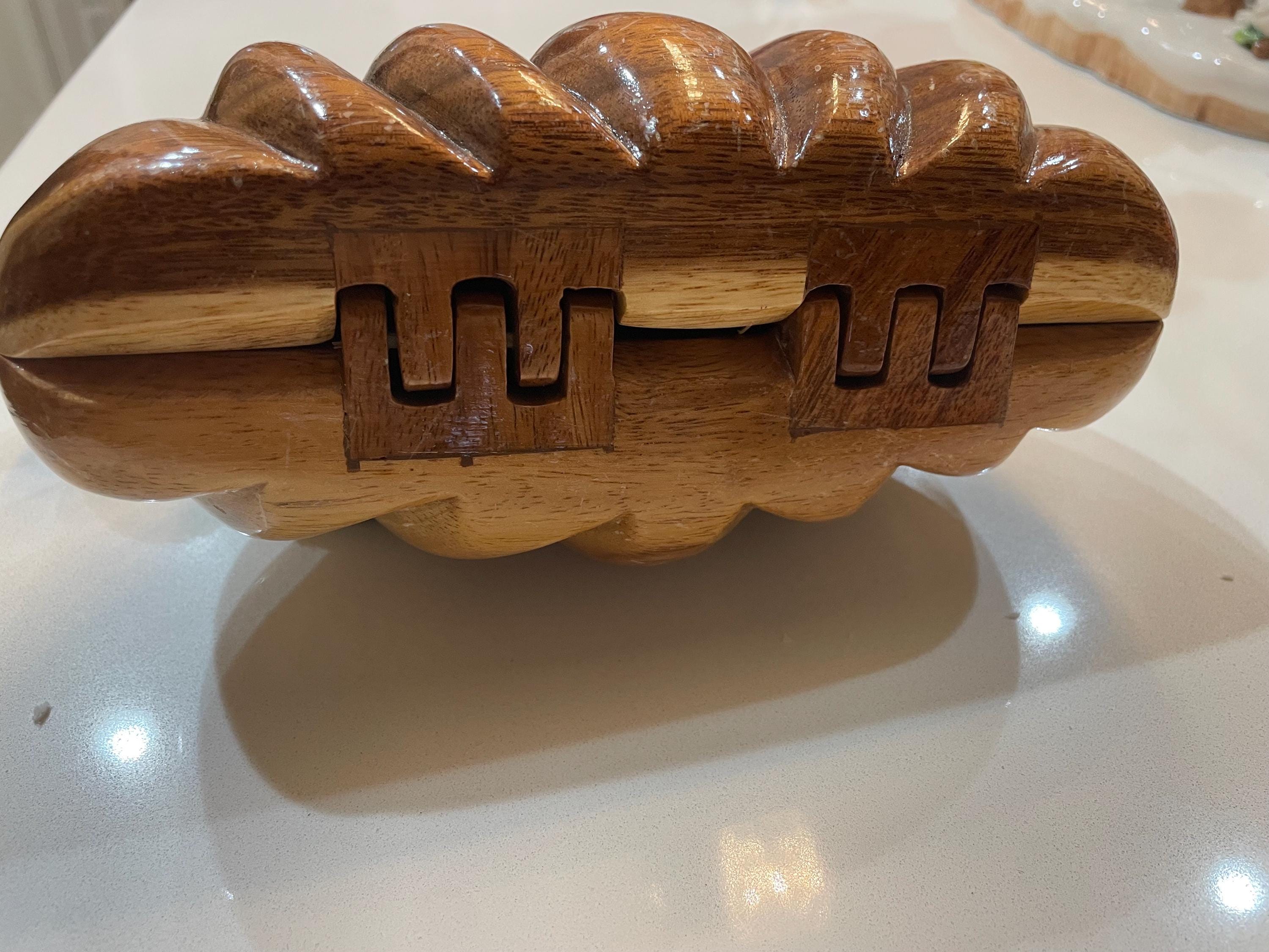 Timmy Woods Beverly Hills Hand Made Carved Wood Purse - Etsy