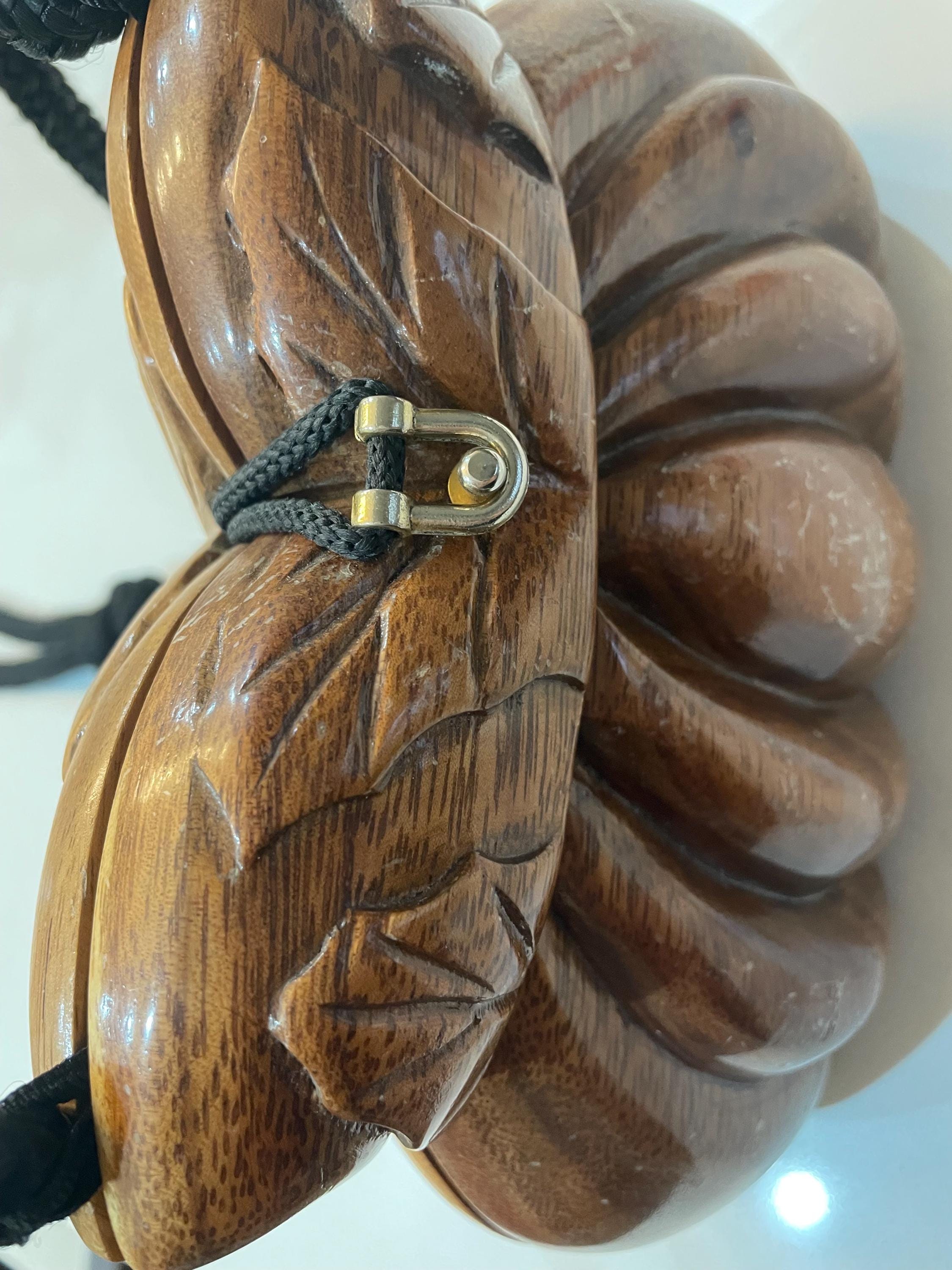Timmy Woods Beverly Hills Hand Made Carved Wood Purse - Etsy
