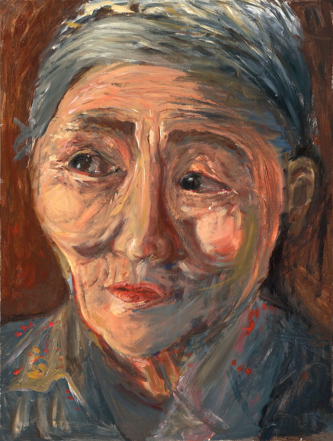 Asian Woman Digital Print on Canvas Asian Giclee Print Etsy UK