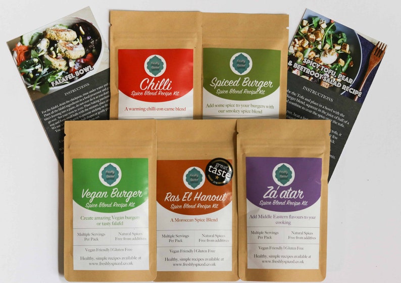 Vegetarian & Vegan Spice Selection Gift Box image 2