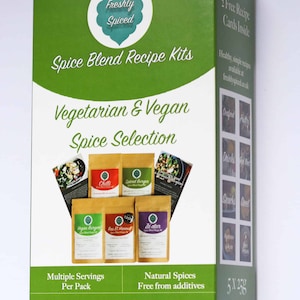 Vegetarian & Vegan Spice Selection Gift Box image 1