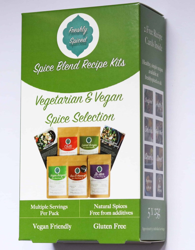 Vegetarian & Vegan Spice Selection Gift Box image 1